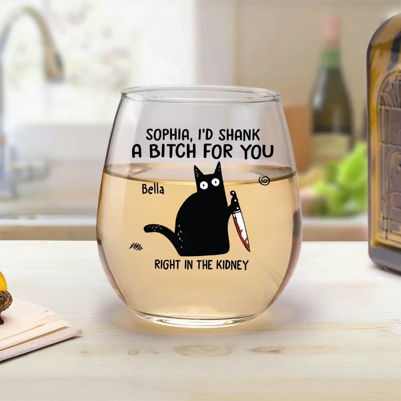 To Like And Dislike The Same Things, That Is What Makes A Solid Friendship - Friend Personalized Custom Wine Glass - Christmas Gift For Best Friends, Sisters, Family Members, Coworkers