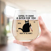 To Like And Dislike The Same Things, That Is What Makes A Solid Friendship - Friend Personalized Custom Wine Glass - Christmas Gift For Best Friends, Sisters, Family Members, Coworkers