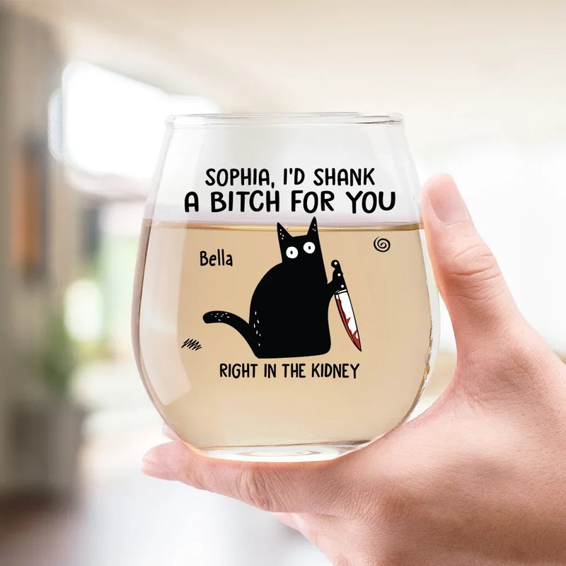 To Like And Dislike The Same Things, That Is What Makes A Solid Friendship - Friend Personalized Custom Wine Glass - Christmas Gift For Best Friends, Sisters, Family Members, Coworkers