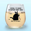 To Like And Dislike The Same Things, That Is What Makes A Solid Friendship - Friend Personalized Custom Wine Glass - Christmas Gift For Best Friends, Sisters, Family Members, Coworkers