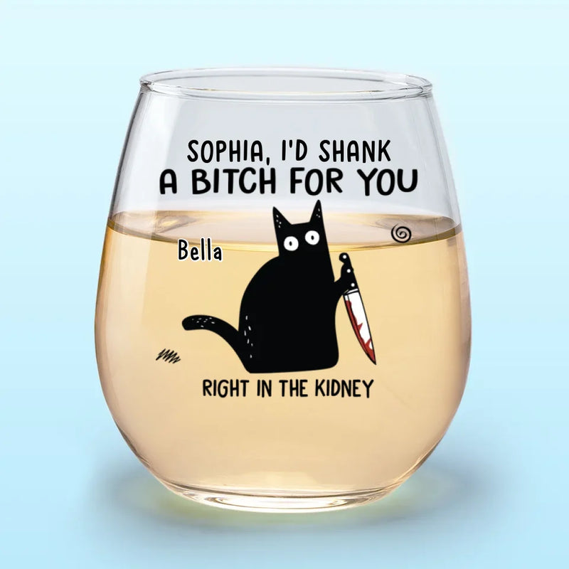 To Like And Dislike The Same Things, That Is What Makes A Solid Friendship - Friend Personalized Custom Wine Glass - Christmas Gift For Best Friends, Sisters, Family Members, Coworkers