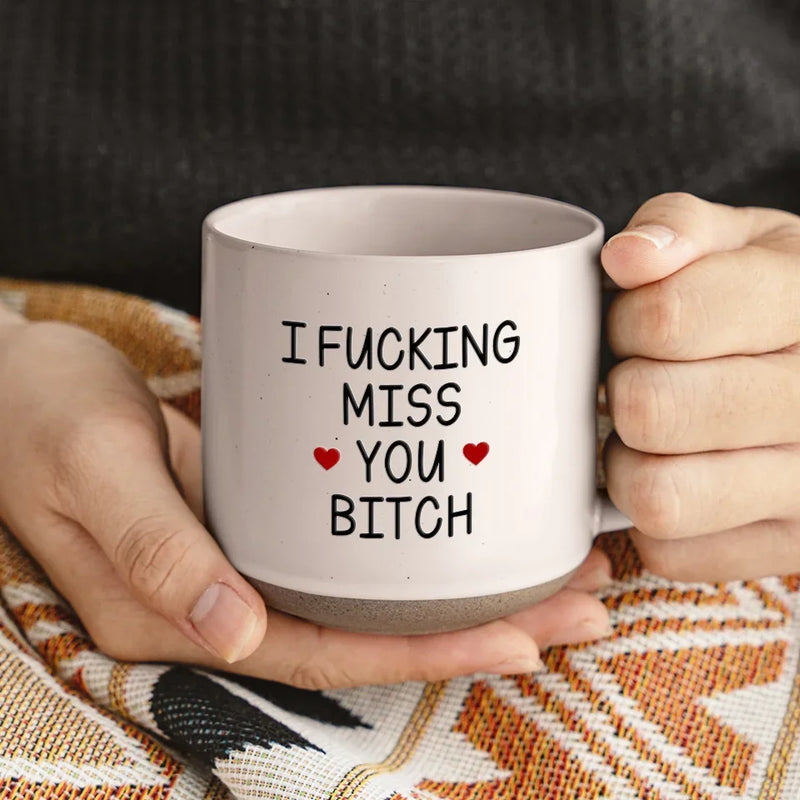 Never Too Far To Have Tea Together - Bestie Personalized Custom Printed Pottery Mug - Christmas Gift For Best Friends, BFF, Sisters