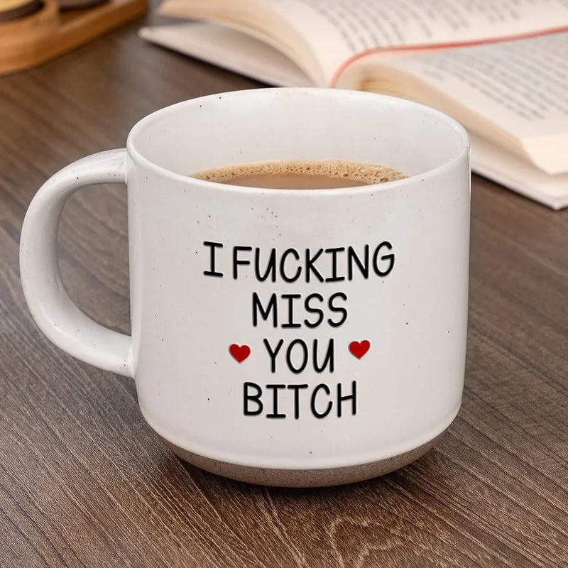 Never Too Far To Have Tea Together - Bestie Personalized Custom Printed Pottery Mug - Christmas Gift For Best Friends, BFF, Sisters