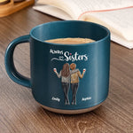 Custom Name Sister Gifts for Women - Personalized Pottery Mug