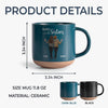 Here's To Another Year Of Bonding Over Alcohol - Bestie Personalized Custom Printed Pottery Mug - Gift For Best Friends, BFF, Sisters
