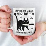 Custom Name Funny Cat Friendship Gifts - Personalized Mug