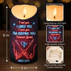 One Touch, Infinite Feelings - Couple Personalized Custom LED Candle - Christmas Gift For Husband Wife, Anniversary