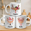 Love The Giver More Than The Gift, Christmas Icon - Family Personalized Custom Mug - Christmas Gift For Family Members