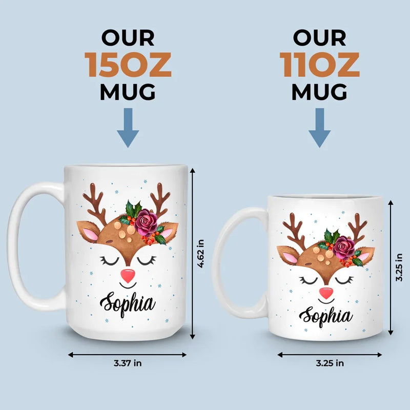 Love The Giver More Than The Gift, Christmas Icon - Family Personalized Custom Mug - Christmas Gift For Family Members
