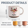 Love The Giver More Than The Gift - Family Personalized Custom Printed Pottery Mug - Christmas Gift For Family Members