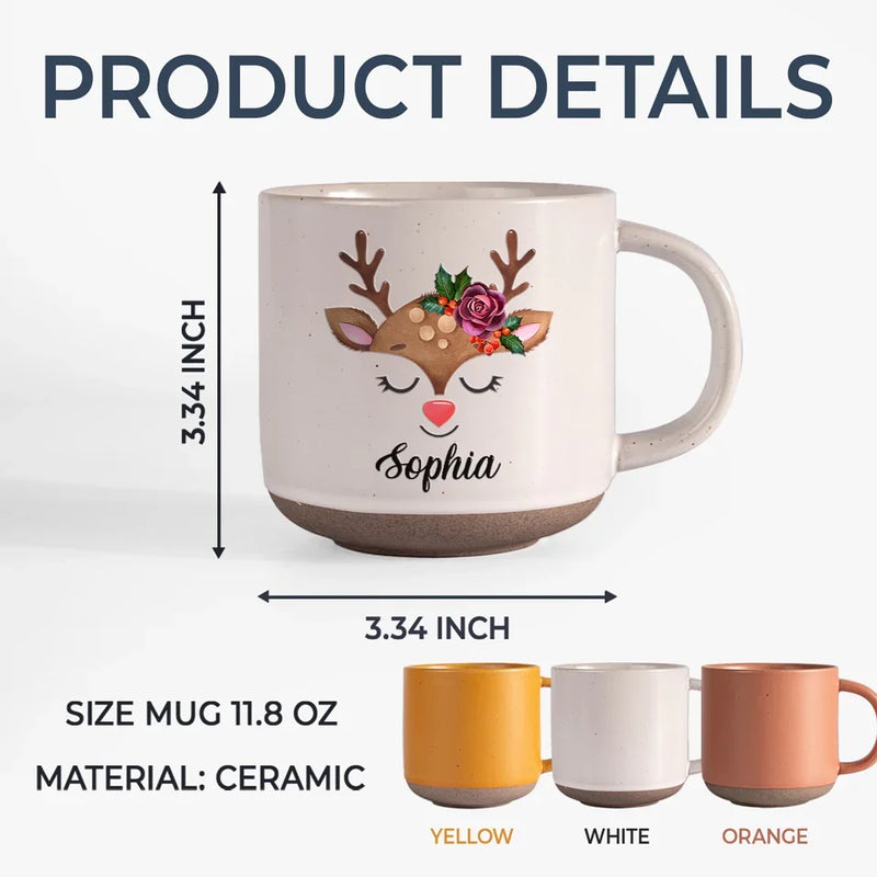 Love The Giver More Than The Gift - Family Personalized Custom Printed Pottery Mug - Christmas Gift For Family Members