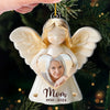 Custom Photo Remembered With Love - Memorial Personalized Custom Ornament - Acrylic Custom Shaped - Sympathy Gift, Christmas Gift For Family Members