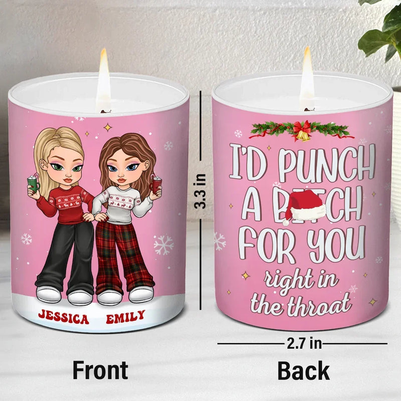 Friends Are Like Stars - Bestie Personalized Custom Smokeless Scented Candle - Christmas Gift For Best Friends, BFF, Sisters