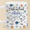 Long Distance I Found A Sister By Heart - Bestie Personalized Custom 3D Inflated Effect Printed Mug - Gift For Best Friends, BFF, Sisters