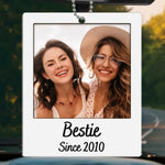 Custom Photo Couple Gifts - Personalized Car Ornament