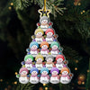 At Christmas Play And Make Good Cheer - Family Personalized Custom Ornament - Acrylic Custom Shaped - Christmas Gift For Family Members