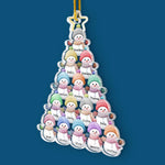 Custom Name Snowman Family Christmas Gifts - Personalized Ornament