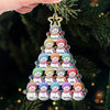 At Christmas Play And Make Good Cheer - Family Personalized Custom Ornament - Acrylic Custom Shaped - Christmas Gift For Family Members