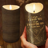 Love Is A Flame That Never Goes Out - Couple Personalized Custom LED Candle - New Arrival, Christmas Gift For Husband Wife, Anniversary AMZ