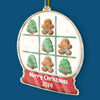 Our Family Is A Circle Of Strength And Love - Family Personalized Custom Ornament - Acrylic Custom Shaped - Christmas Gift For Family Members