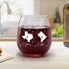 Never Too Far To Wine With Friends - Bestie Personalized Custom Wine Glass - New Arrival, Gift For Best Friends, BFF, Sisters AMZ