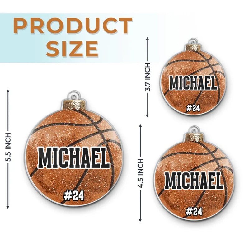 Stay Calm And Pass The Ball - Personalized Custom Ornament - Acrylic Custom Shaped - Christmas Gifts For Players, Team, Boys