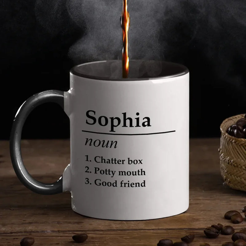 Custom Name Funny Best Friend Gifts - Personalized Accent Mugs