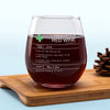 Joy Makes Life Easier, Laughter Makes It Better - Family Personalized Custom Wine Glass - Funny Gift For Yourself, Family Members