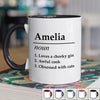 I Want To Be A Nice Person - Family Personalized Custom Accent Mug - Christmas Gift For Husband Wife, Family Members