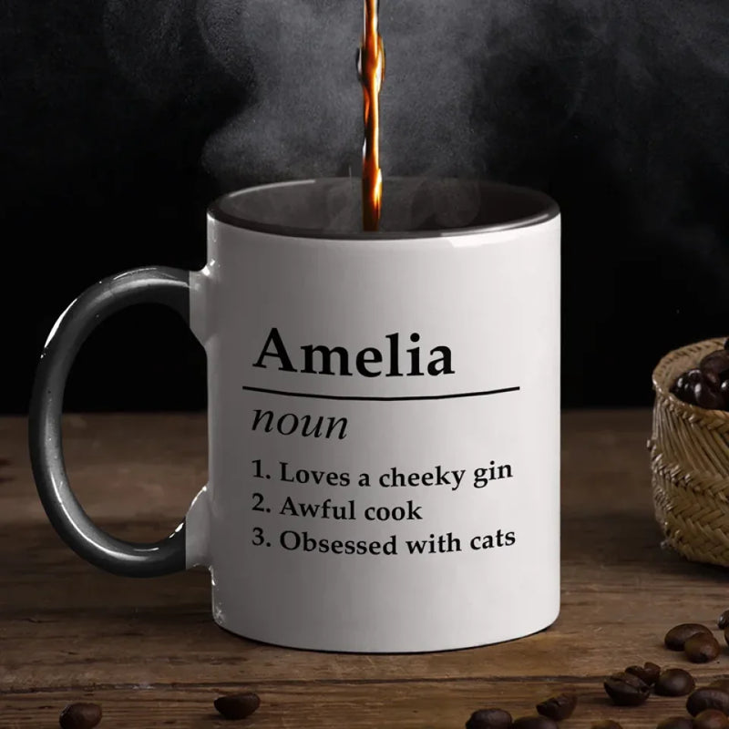 I Want To Be A Nice Person - Family Personalized Custom Accent Mug - Christmas Gift For Husband Wife, Family Members