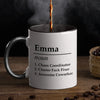 Awesome Coworker - Coworker Personalized Custom Accent Mug - Christmas Gift For Coworkers, Work Friends, Colleagues