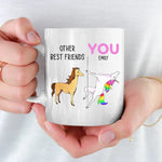 Custom Name Funny Best Friend Gifts - Personalized Mugs