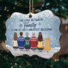 Christmas Magic Is In The Air - Family Personalized Custom Ornament - Wood Benelux Shaped - Christmas Gift For Family Members, Pet Owners, Pet Lovers