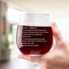 One Of The Best Parts Of Going To Work Is Seeing The Friends You Made - Coworker Personalized Custom Wine Glass - Gift For Coworkers, Work Friends, Colleagues