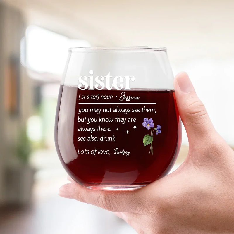 Friends Are Like Flowers That Bloom In The Garden Of Life - Bestie Personalized Custom Wine Glass - Gift For Best Friends, BFF, Sisters