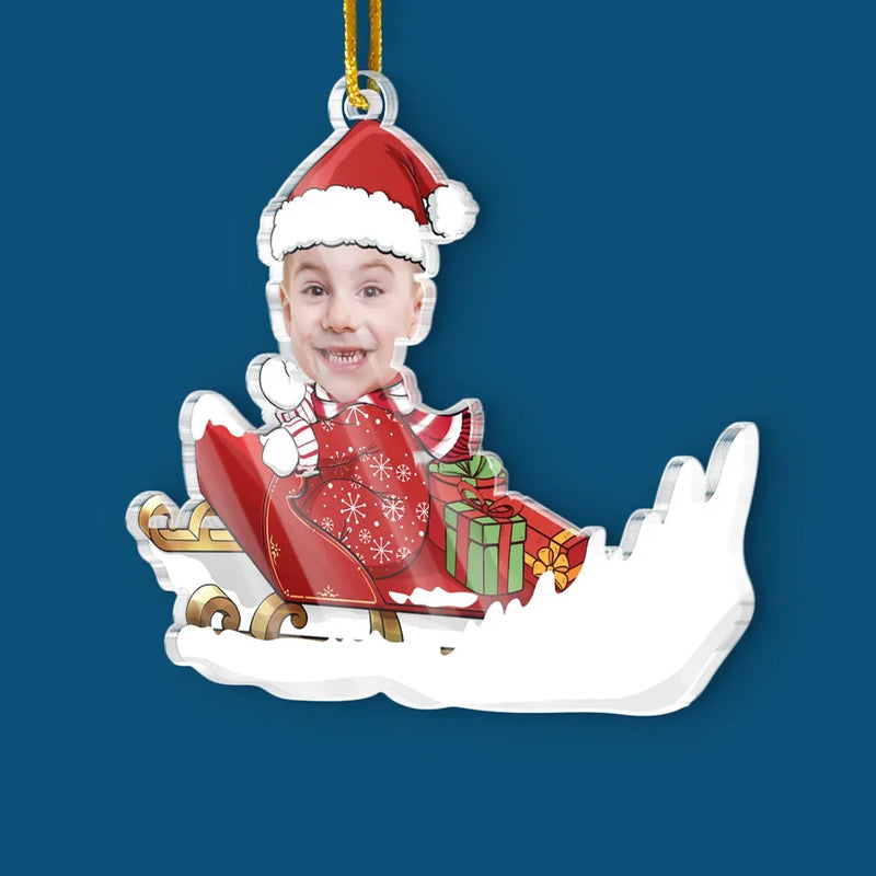 Custom Photo Kids Make The Holiday Season Unforgettable - Family Personalized Custom Ornament - Acrylic Custom Shaped - Christmas Gift For Kids