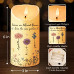 Custom Name Sister Gifts - Personalized LED Candle