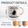 Pour A Cup, Exchange Giggles - Friend Personalized Custom Printed Pottery Mug - Christmas Gift For Best Friends, Sisters, Family Members, Coworkers