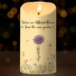 Custom Name Sister Gifts - Personalized LED Candle