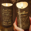 With You, I Have Everything I Need - Couple Personalized Custom LED Candle - Christmas Gift For Husband Wife, Anniversary