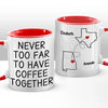 Finally Made The Nice List - Bestie Personalized Custom Accent Mug - Christmas Gift For Best Friends, BFF, Sisters