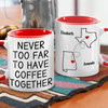 Finally Made The Nice List - Bestie Personalized Custom Accent Mug - Christmas Gift For Best Friends, BFF, Sisters