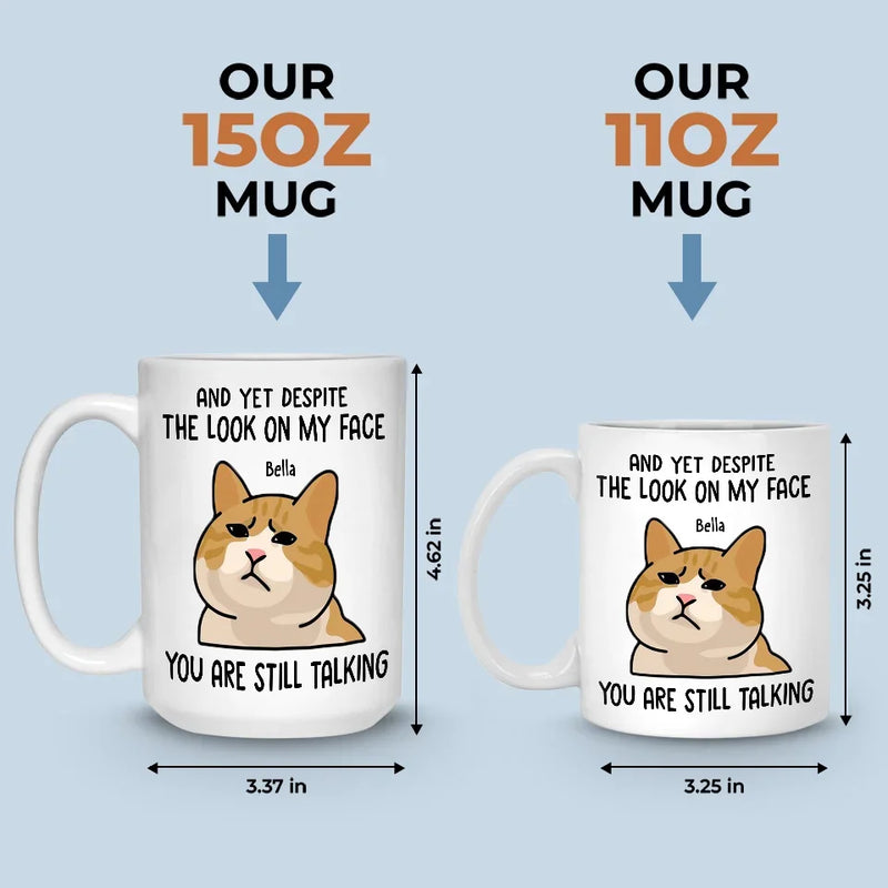 With My Expression Saying Enough - Friend Personalized Custom Mug - Christmas Gift, Birthday Gift For Best Friends, Family Members, Coworkers, Yourself