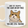 With My Expression Saying Enough - Friend Personalized Custom Mug - Christmas Gift, Birthday Gift For Best Friends, Family Members, Coworkers, Yourself