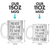 Whether Near Or Far, We Can Always Have A Drink Together - Bestie Personalized Custom Mug - Christmas Gift For Best Friends, BFF, Sisters