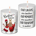 Custom Name Christmas Gifts for Best Friends - Personalized Scented Candle