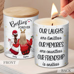 Custom Name Christmas Gifts for Best Friends - Personalized Scented Candle