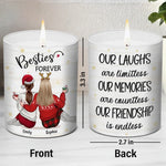 Custom Name Christmas Gifts for Best Friends - Personalized Scented Candle