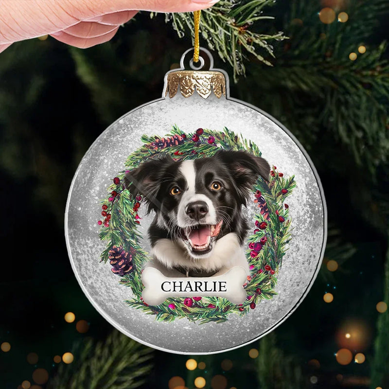 Custom Photo You’ll Always Be With Me In Spirit - Memorial Personalized Custom Ornament - Acrylic Custom Shaped - Sympathy Gift, Christmas Gift For Pet Owners, Pet Lovers