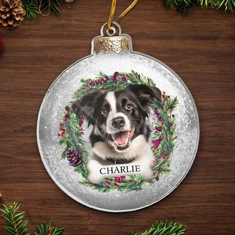 Custom Photo You’ll Always Be With Me In Spirit - Memorial Personalized Custom Ornament - Acrylic Custom Shaped - Sympathy Gift, Christmas Gift For Pet Owners, Pet Lovers
